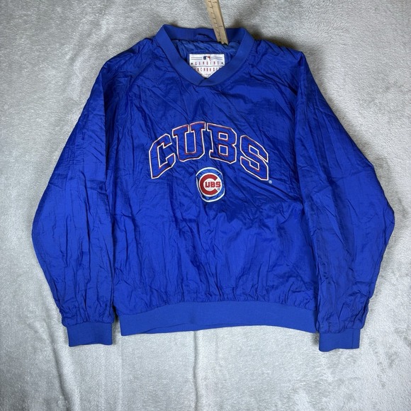 Genuine Merchandise Other - MLB Chicago Cubs Genuine Merchandise Pullover Windbreaker Blue Size Large